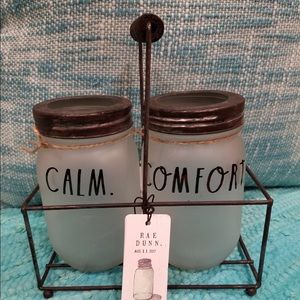 Rae Dunn Calm and Comfort Mason Jars